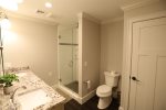 Second Floor Shared Full Bath with His and Her Sinks at Coolidge Falls Vacation Home Rental 